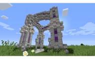 By adding a splash of color, players can make their archway stand out from the rest (Image via Planet Minecraft)
